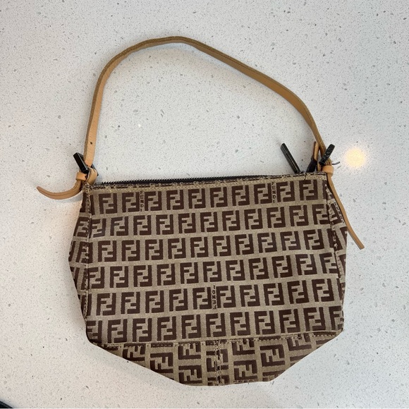 Authentic Fendi Zucca Pochette - Picture 6 of 16